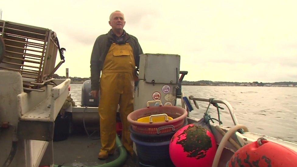 fisherman on boat