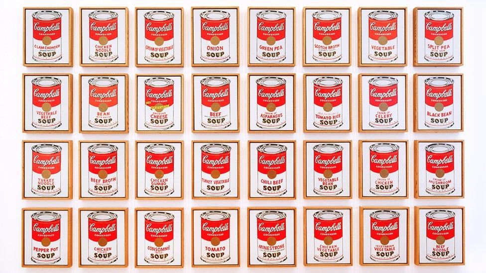 Andy Warhol was inspired by familiar images from consumer culture