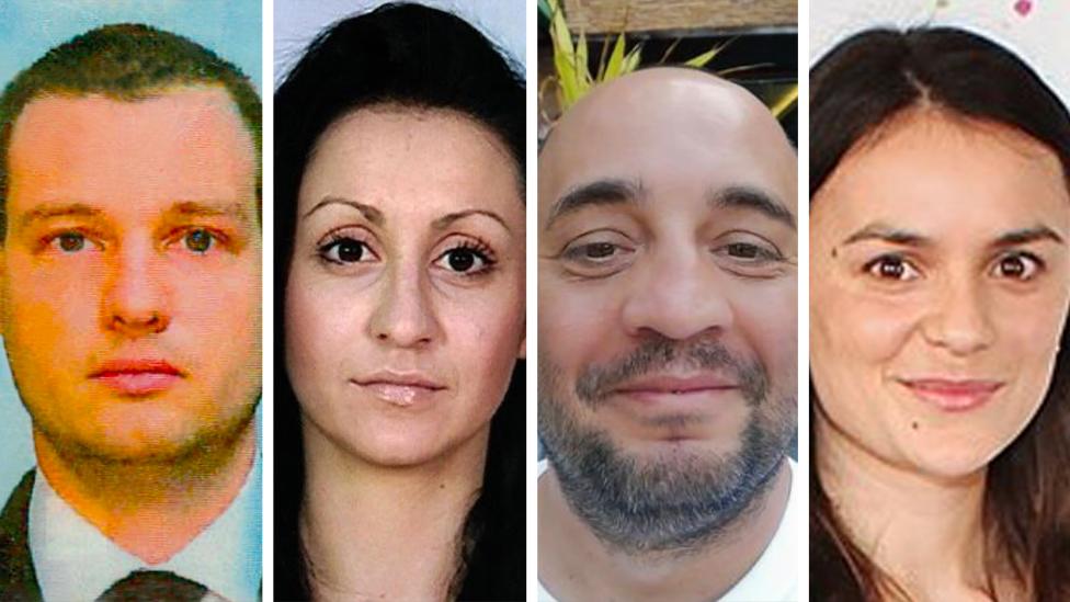 Orlin Roussev, Katrin Ivanova, Bizer Dzhambazov and Vanya Gaberova have lived in the UK for years