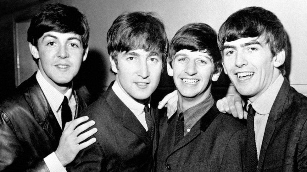 Paul McCartney, John Lennon, Ringo Starr and George Harrison