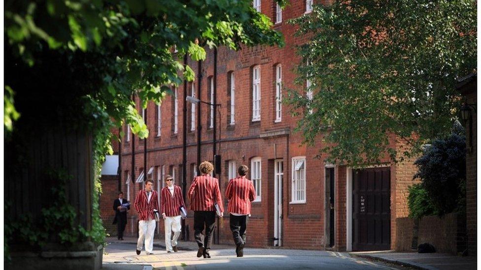 Pupils at Eton