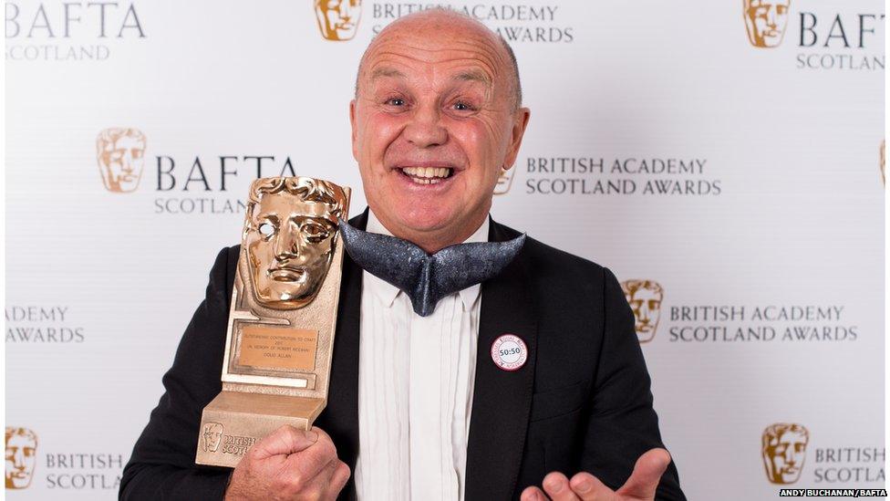 Doug Allan and his Bafta