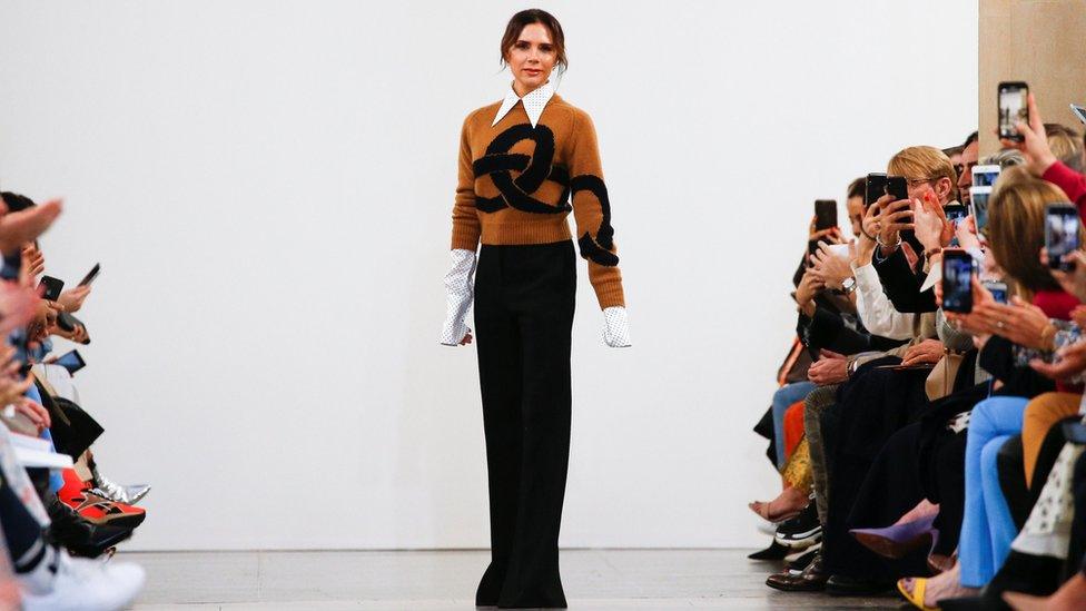 Victoria Beckham at London Fashion Week 2019