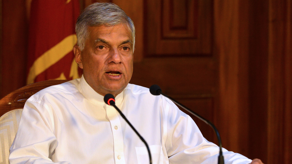 Sri Lankan President Ranil Wickremesinghe