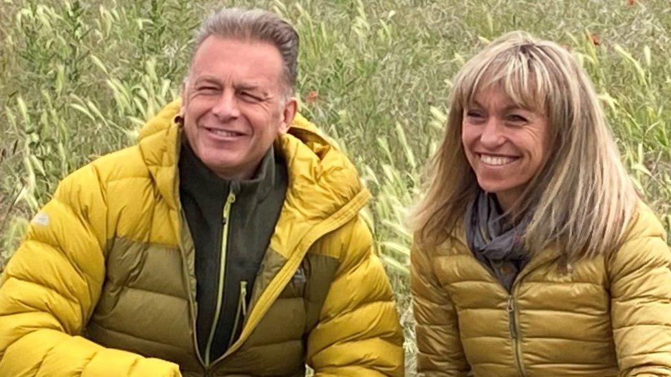 Chris Packham and Michaela Strachan