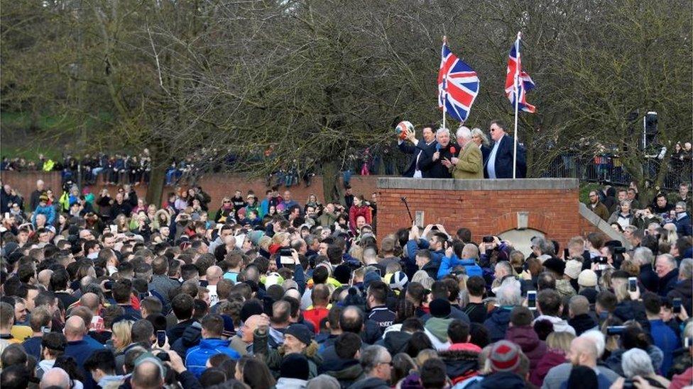 Ashbourne Royal Shrovetide Football