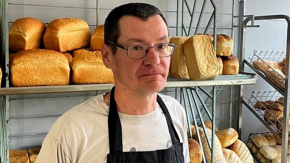 Andy Cole, who runs The Bakery in Felixstowe, Suffolk