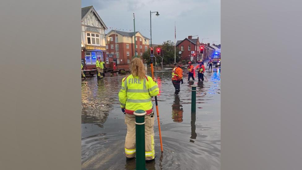 Flooding in Kirkham