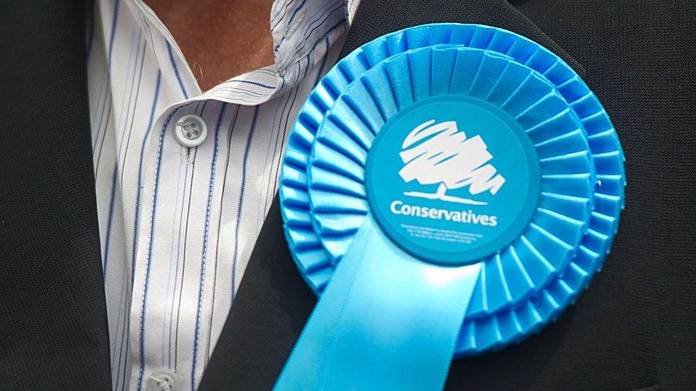 Conservatives rosette