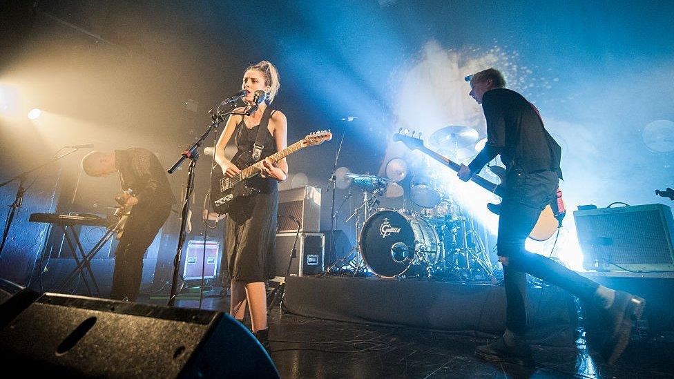 Wolf Alice playing live