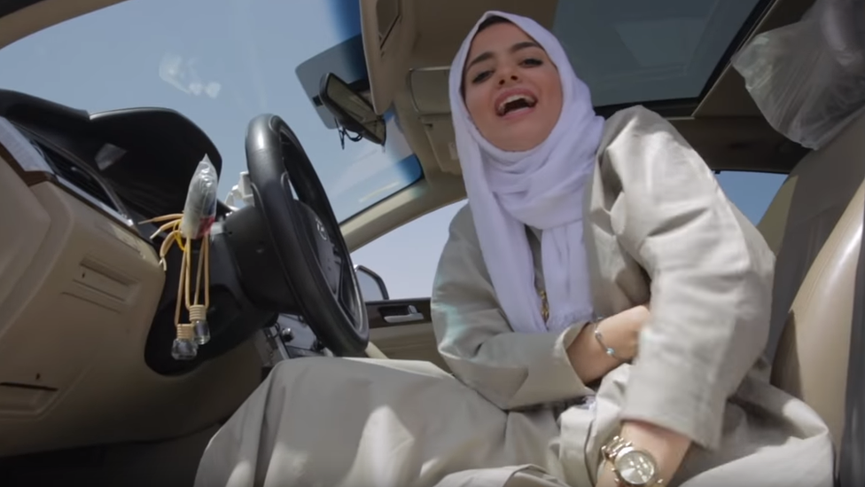 Leesa A released a music video of her rapping behind the wheel on the day the ban on women driving in Saudi Arabic was lifted