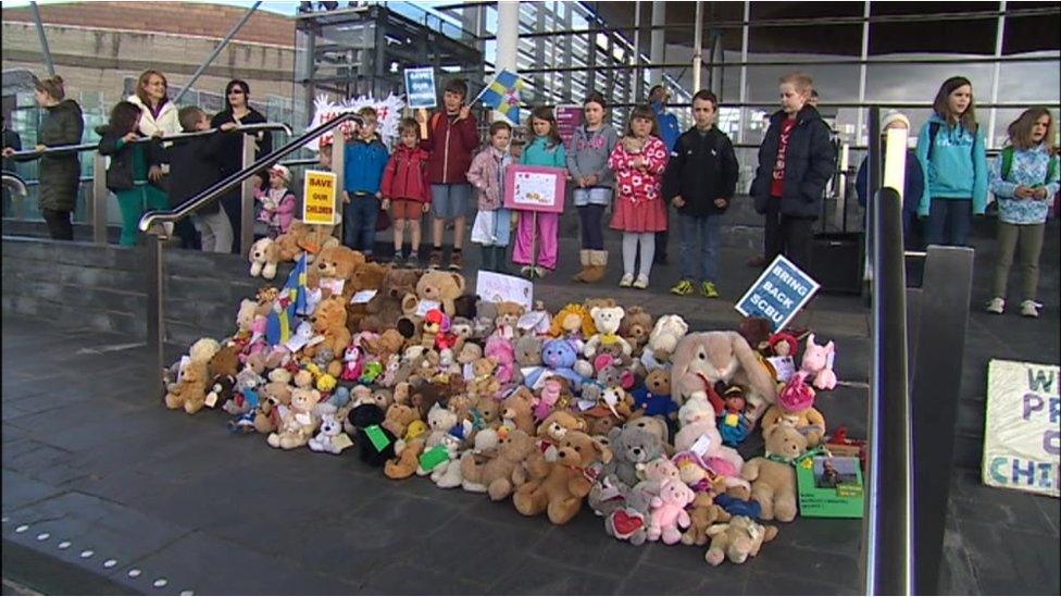 Withybush hospital protest