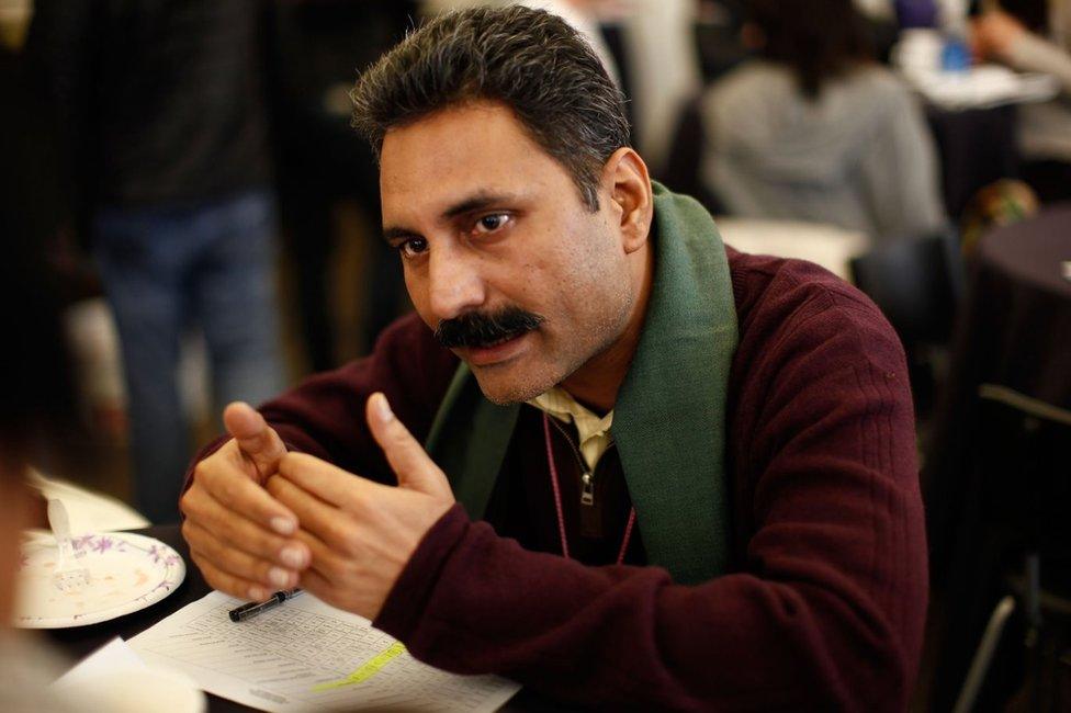 Director Mahmood Farooqui at the 2010 Sundance Film Festival in Park City, Utah