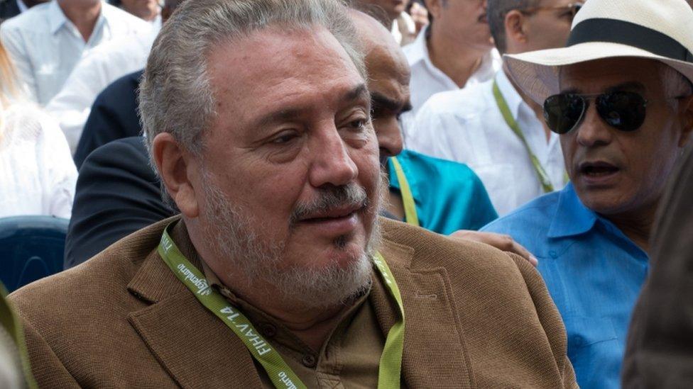 Fidel Castro Diaz-Balart at an event in