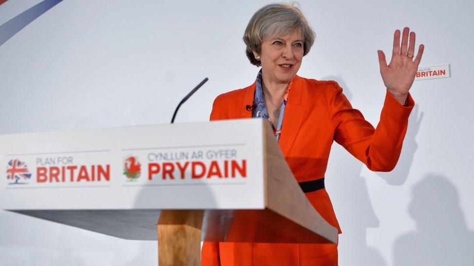 Theresa May at Welsh Conservative conference