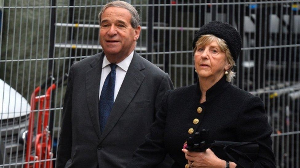 Lord and Lady Brittan in 2013