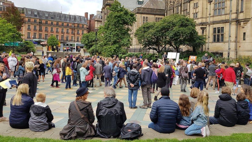 Sheffield protest