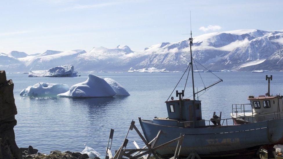 File image of waters off Greenland