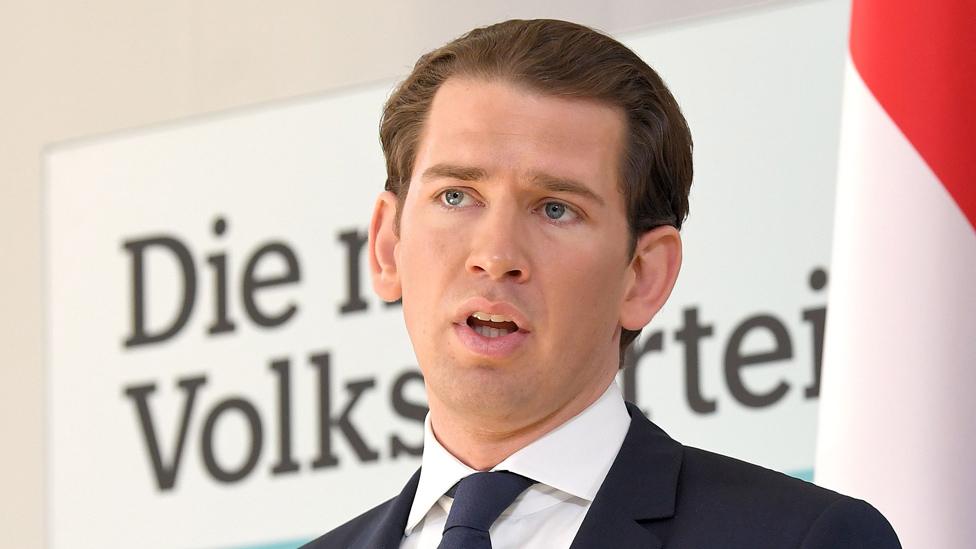 Austrian Chancellor Sebastian Kurz, 20 May 19