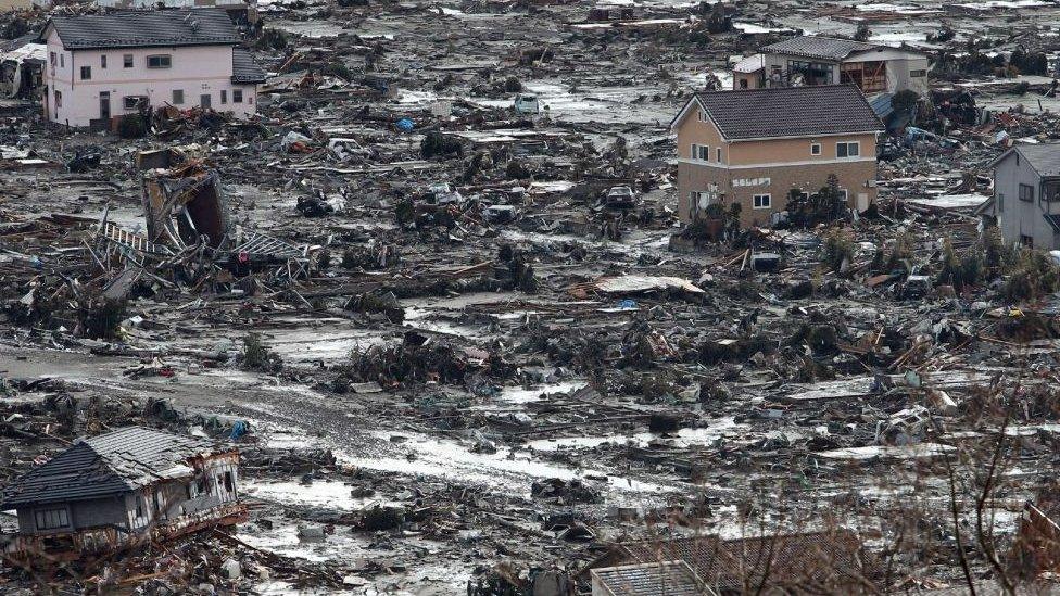 Tsunami caused widespread devastation