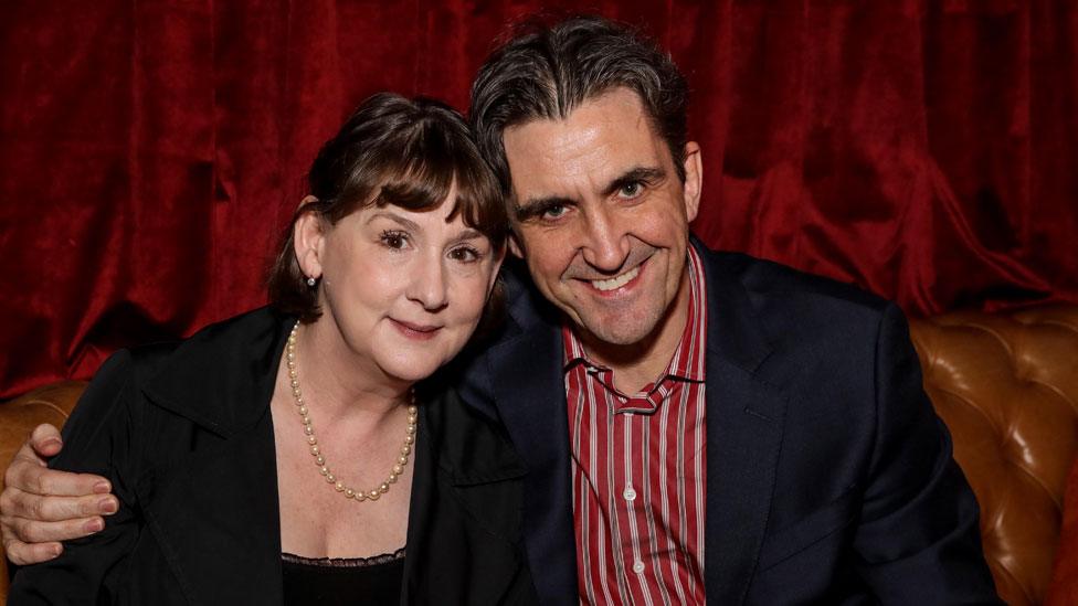 Heidi Thomas and Stephen McGann