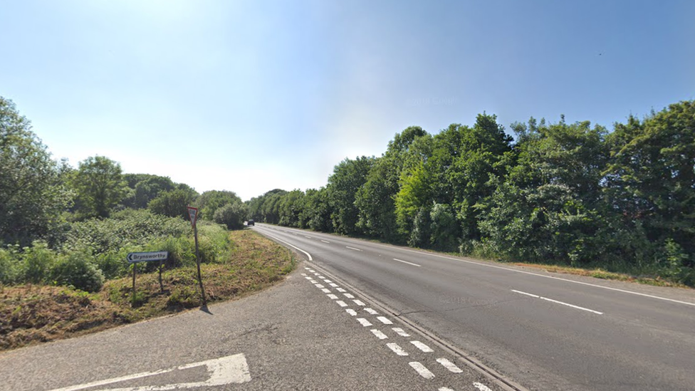 Brynsworthy junction on the A39