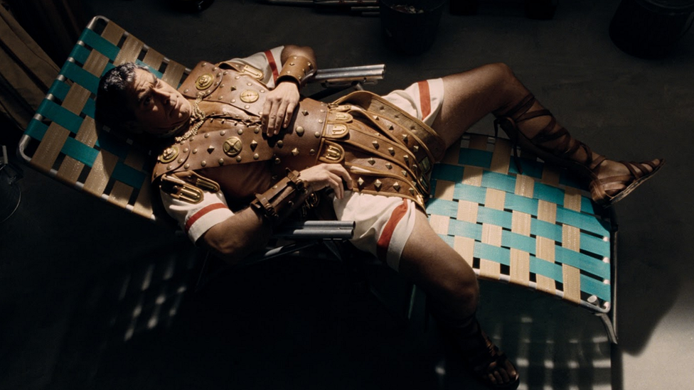 George Clooney as Caesar in his new film