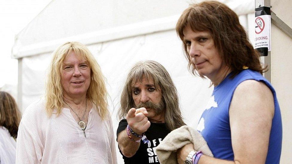 David St. Hubbins, Derek Smalls and Nigel Tufnell