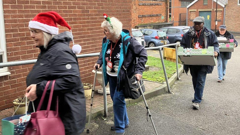 Derby Secret Santa volunteers