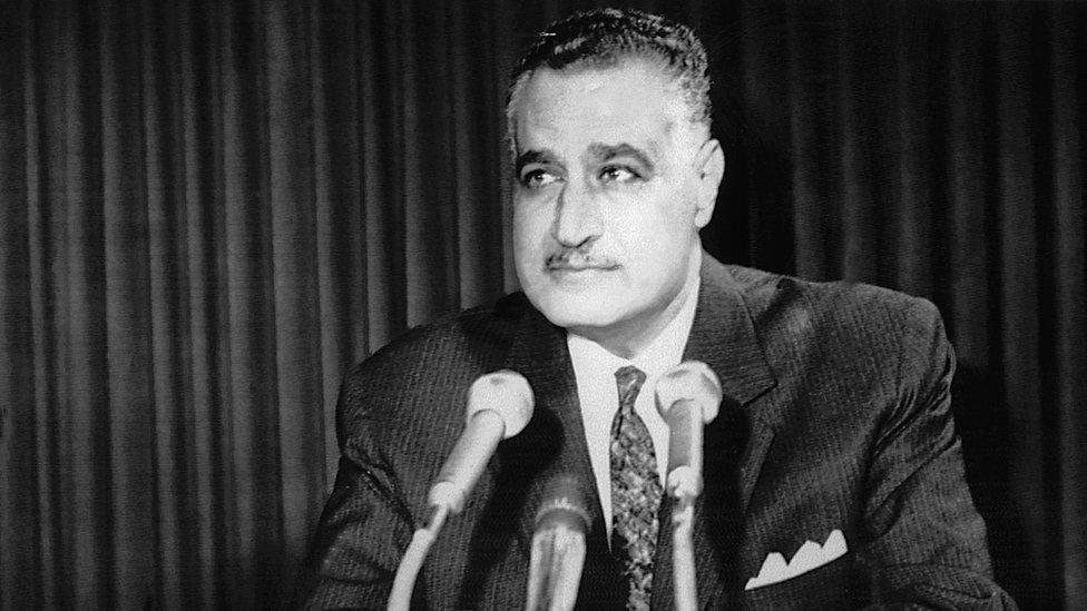 Egypt's president Nasser