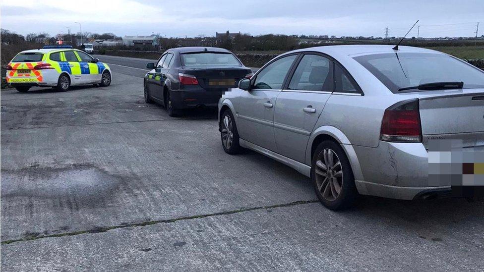 Two cars in Valley stopped by police