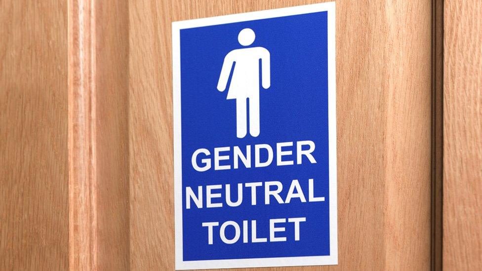 Gender neutral toilet sign