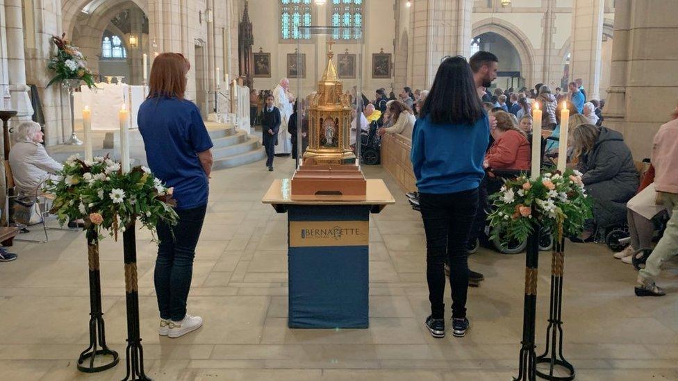 Relics at Leeds Cathedral