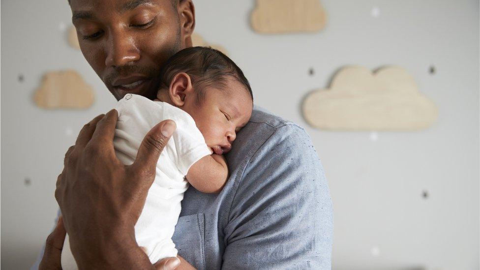 Dad with baby