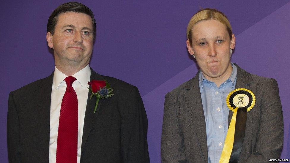 Douglas Alexander and Mhairi Black