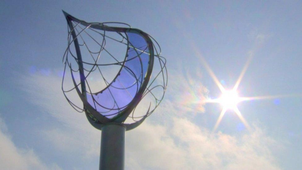 Origin sculpture, Cavehill Country Park, Belfast