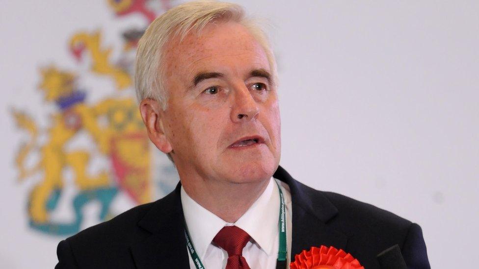 John McDonnell, the shadow chancellor