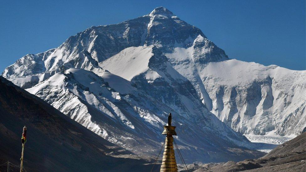 Mount Everest from the Chinese side