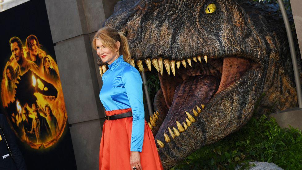US actress Laura Dern arrives for the Los Angeles premiere of Universal Pictures' "Jurassic World Dominion" at the TCL Chinese Theater in Hollywood on June 6, 2022