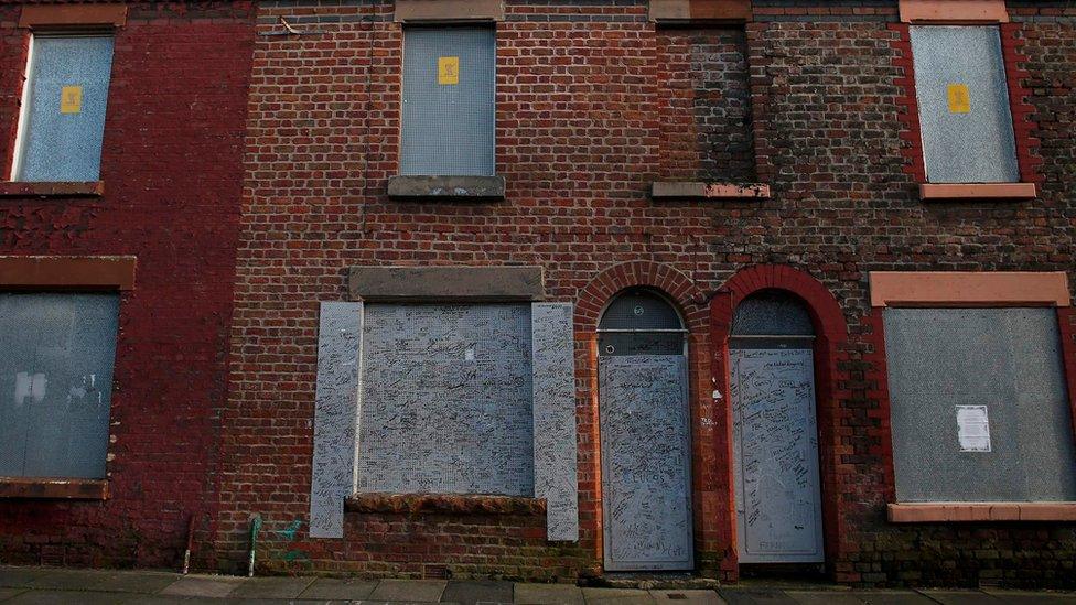 Ringo Starr's former home in Madryn Street, Liverpool