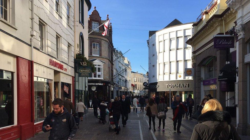 St Helier high street