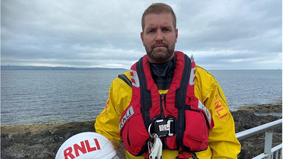 RNLI volunteer Kevin Ion