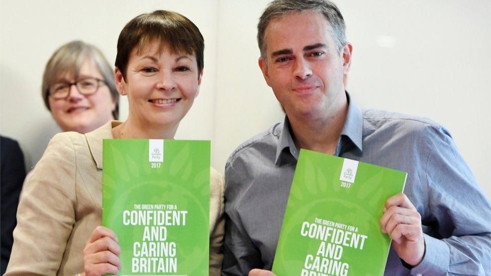 Caroline Lucas and Jonathan Bartley