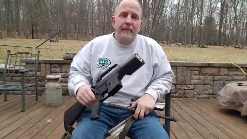 Scott Pappalardo's video of him sawing up his assault rifle has been viewed more than 22 million times