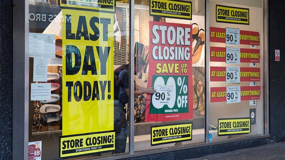 BHS closing down sale