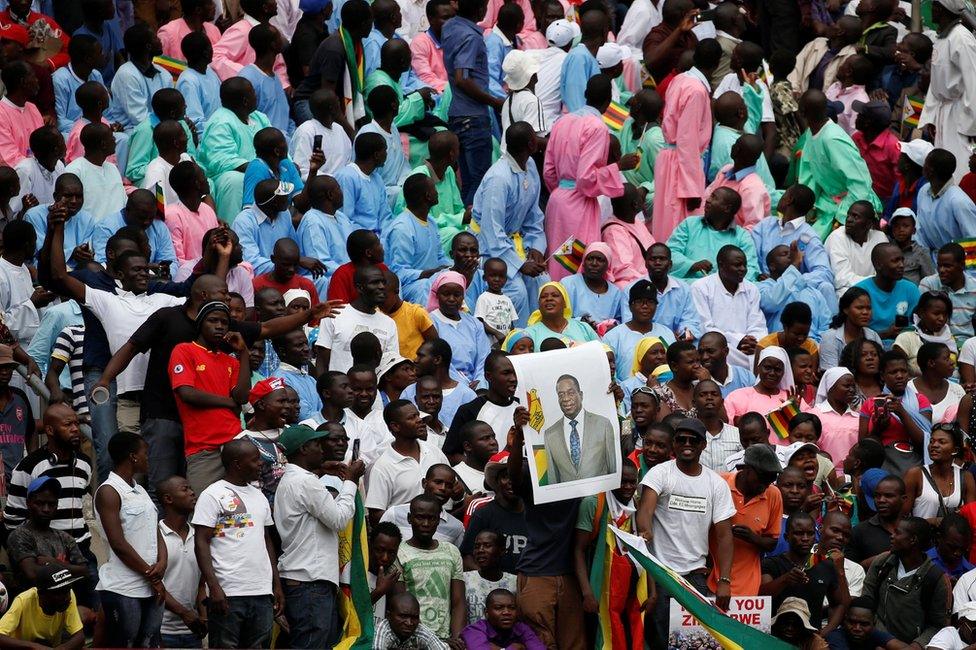 Ceremony for swearing-in of Zimbabwe President Emmerson Mnangagwa