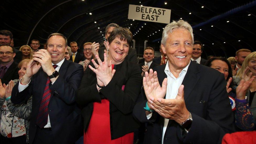 DUP celebrating election result