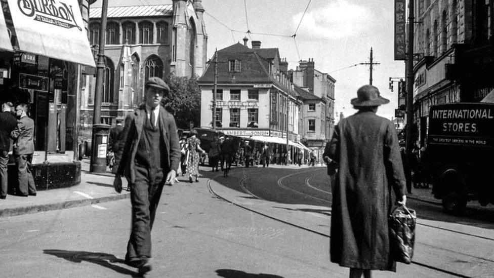 The centre of Norwich