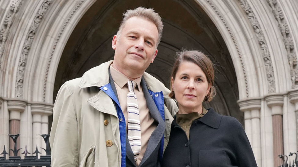 Chris Packham and Charlotte Corney