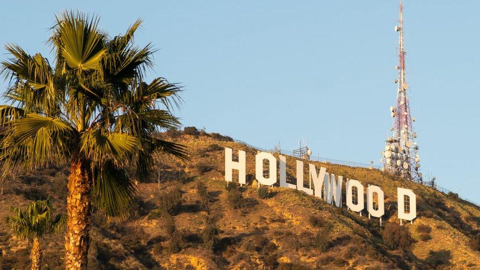 The Hollywood sign